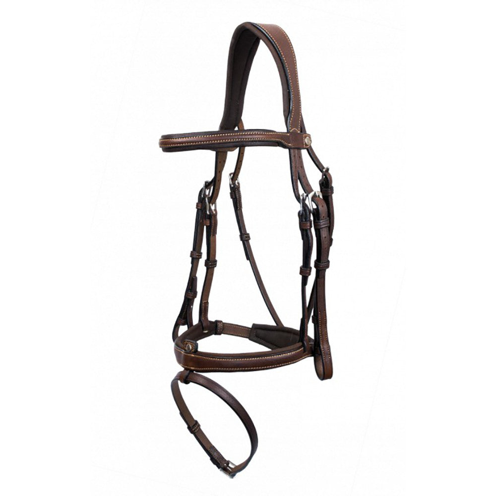 Grained Flash Noseband Bridle BR2G